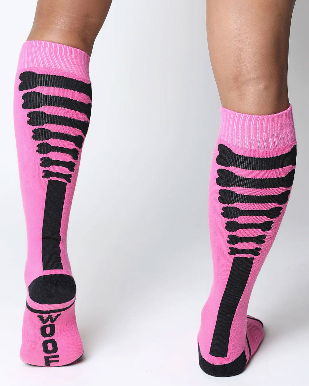 Kennel Club Bones Knee High Sock - Pink