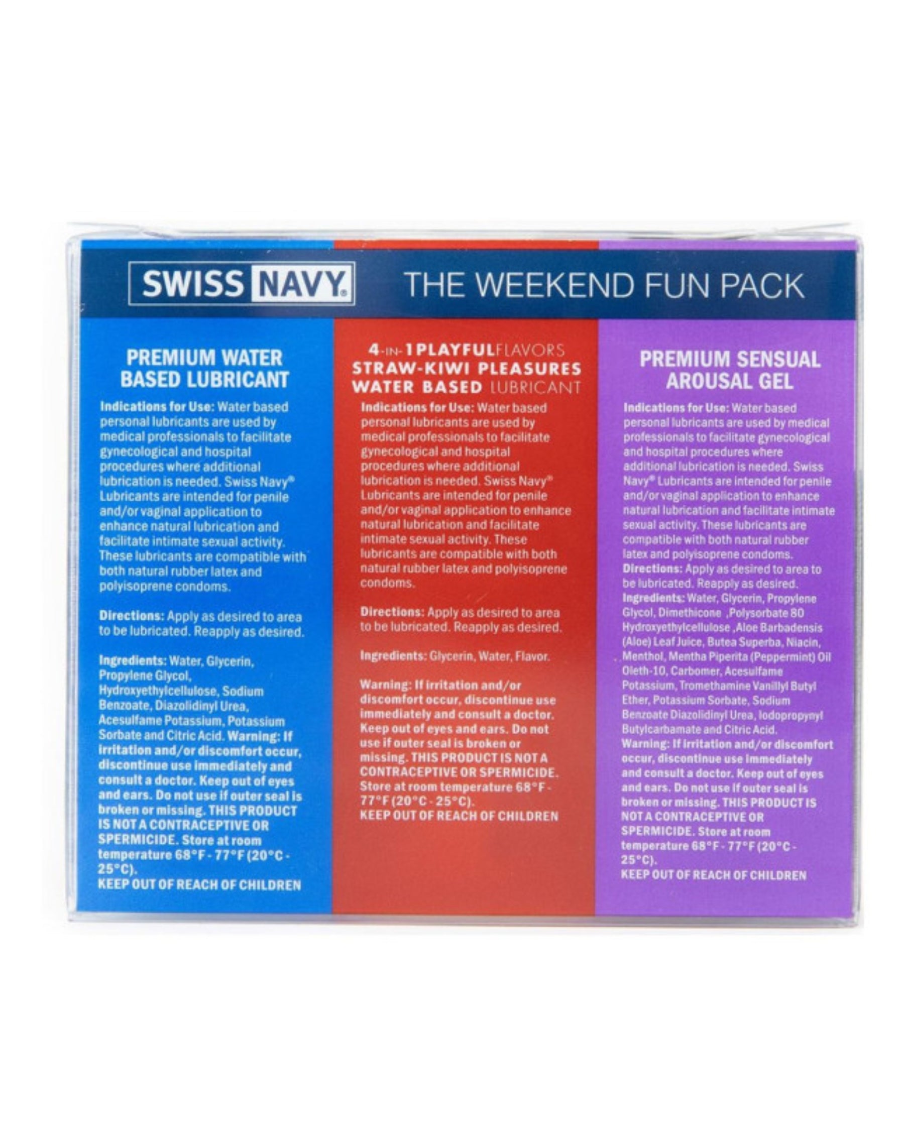 Swiss Navy Weekend Fun Pack