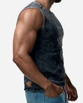 Black Washed Tank Top
