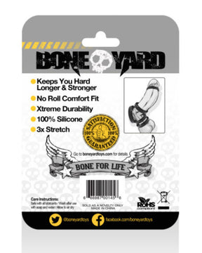 Boneyard Silicone Ring 45mm Black