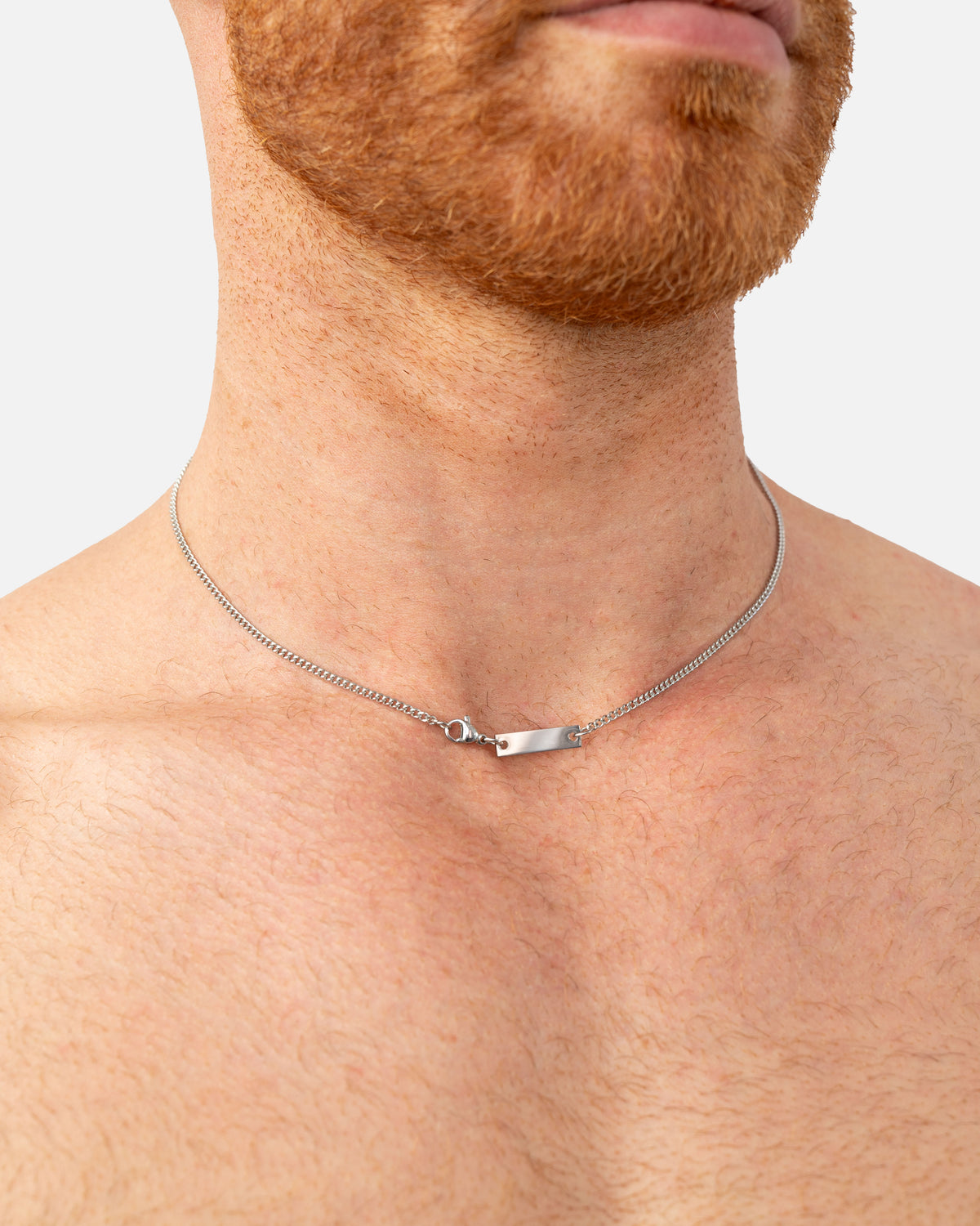 Tag Cuban Chain Necklace
