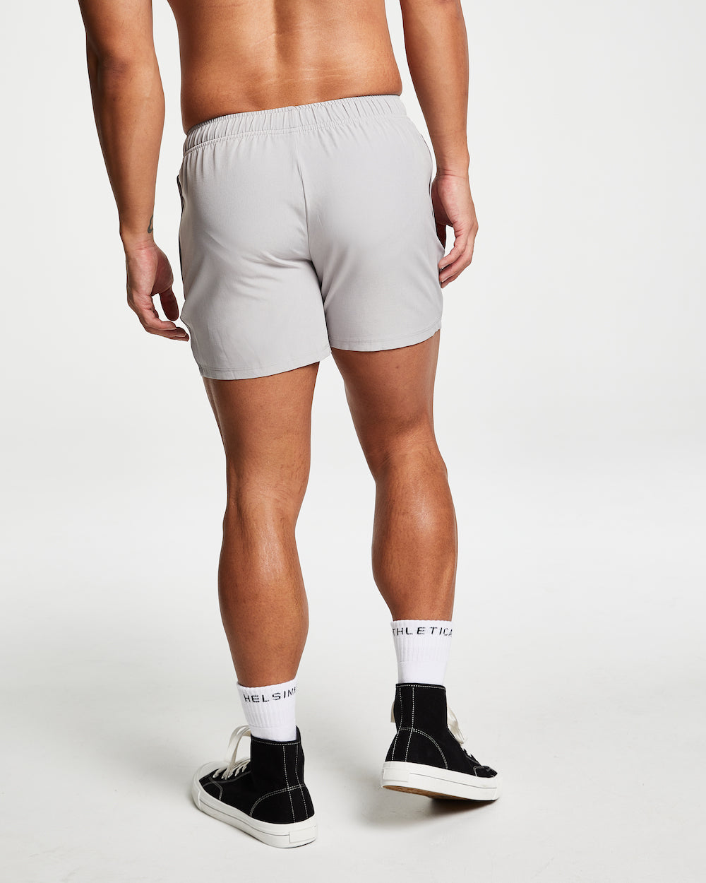 Aro 5" Gym Shorts - Cool Grey